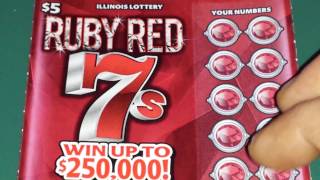A VERY "RED" RUBY RED 7s SCRATCH-OFF!!! - GOOD MORNING!!!