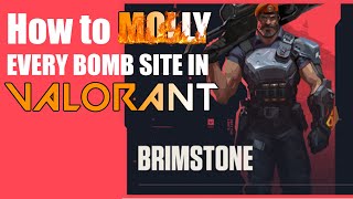 How to Molly every bomb site in Valorant