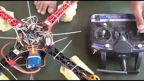 QuadCopter Flying Setting of KK multicopter V5 5,Controller ATMEGA 168P