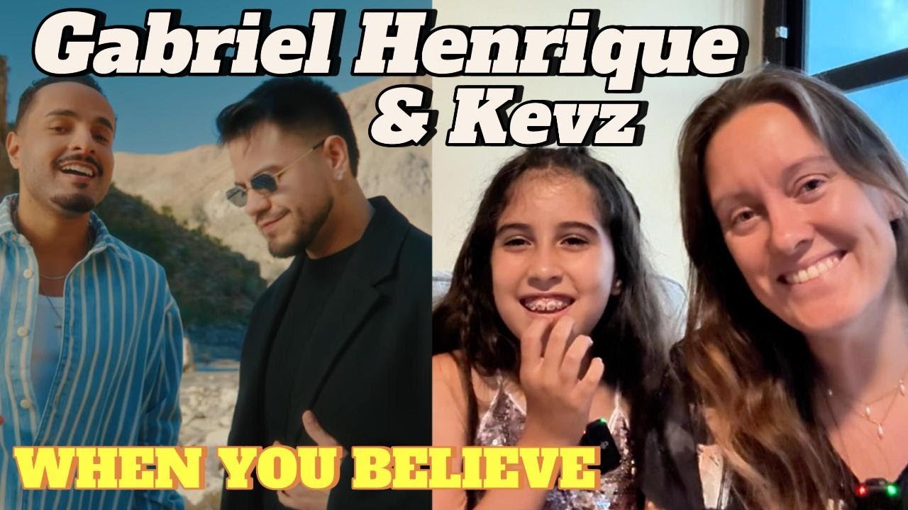 Gabriel Henrique and Kevz | When You Believe (spanish version) - Reaction