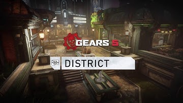 Gears 5 District Multiplayer Map Flythrough