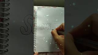 Lettering Practice ✨ Writing "SMILE" in Beautiful Brush Calligraphy | Satisfying Hand Lettering #art