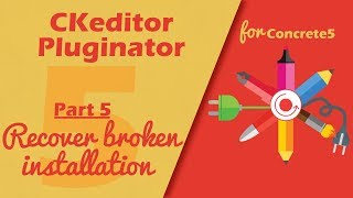 CKeditor Pluginator for Concrete5: fix a broken plugin installation