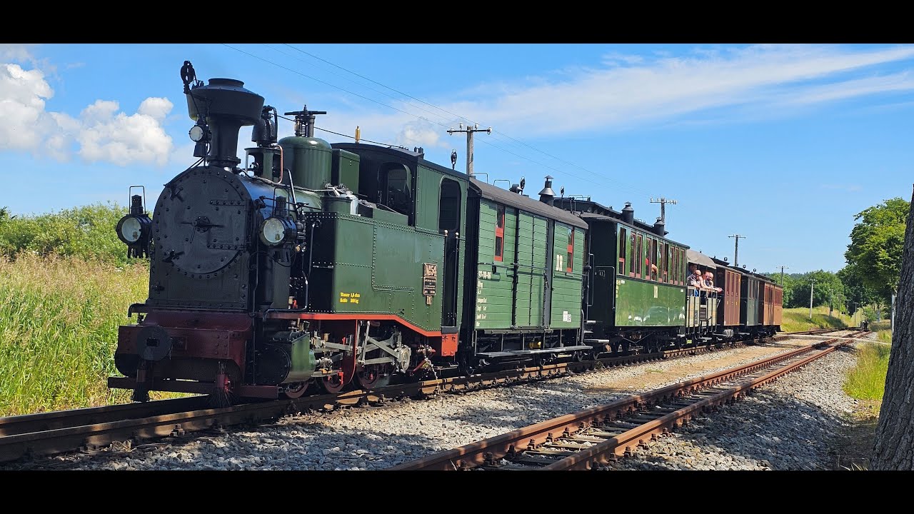 Rügensche BäderBahn: Sächsische I K Nr 54 zu Gast beim Rasenden Roland in 2024