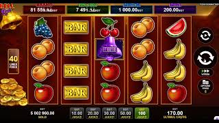 🔞🔥 Flaming Hot Extreme Slot BIG WIN 🎰 | 100 Paylines of Fruit Fire by Amusnet! screenshot 1