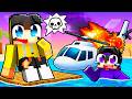 Helikopterimiz Okyanusa Düştü! (Mahsur Kaldık...) 🚁 | Minecraft