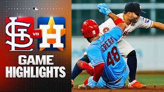 Cardinals Vs. Astros Game Highlights 41826 Mlb Highlights