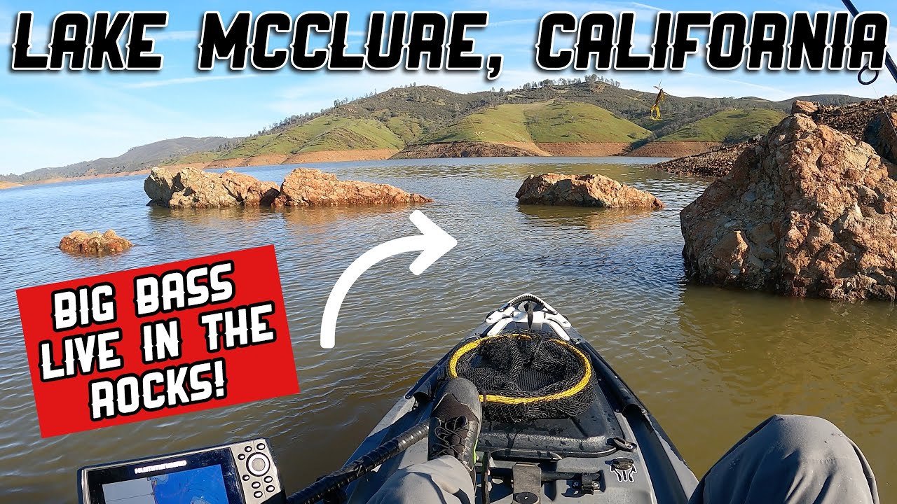 Winter Bass Fishing At Lake McClure (GIANTS Live Here)