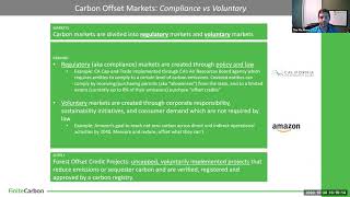Ask An Expert: Forest Carbon Programs