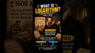 Why John Napier invented logarithms #maths #learnspark