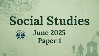 Social Studies June 2025 Paper 1