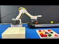 Conveyor Belt Fruit Sorting (Voice Feedback) | YOLO on Hailo-8 + Robotic Arm on Raspberry Pi 5