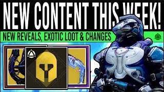 NEW Content Updates TODAY! Secret MISSION, TFS Reveal, D2 Patch, Exotic Loot &amp; Archie Quest (21 May)