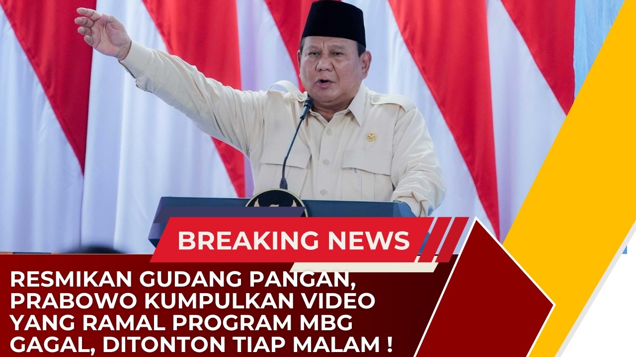 Bungkam Pengkritik! Prabowo Resmikan Ribuan SPPG & Singgung Pihak yang Ramal MBG Gagal