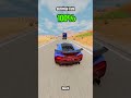 Chance of survival with different vehicles - BeamNG.drive! #shorts