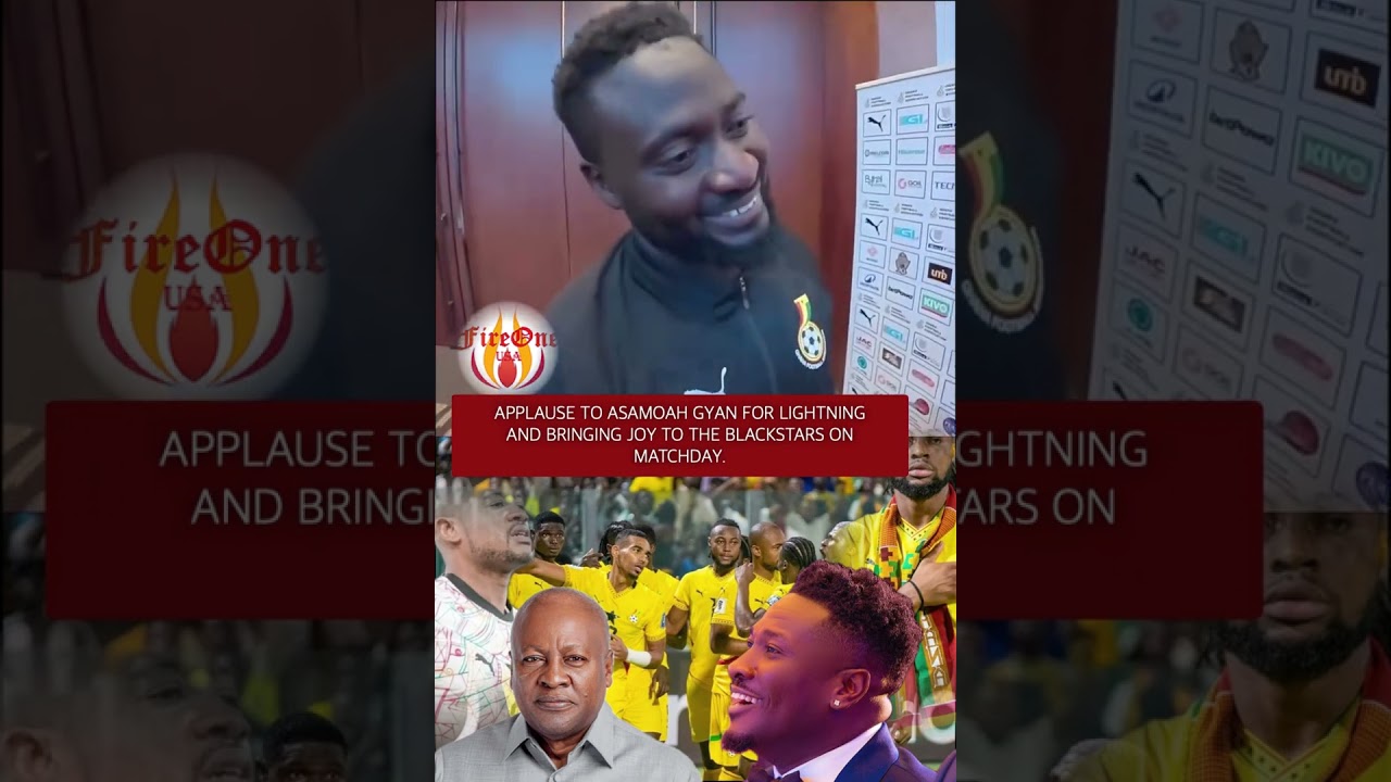 APPLAUSE TO ASAMOAH GYAN FOR LIGHTNING AND BRINGING JOY TO THE BLACKSTARS ON MATCH DAY#GhanaVsPanama