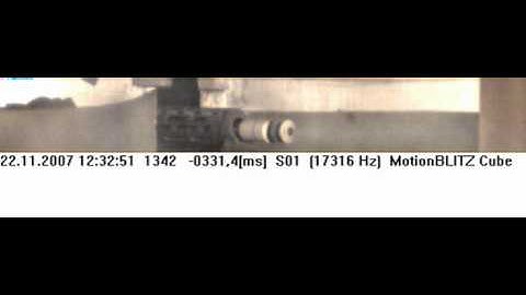 High-Speed Recording Camera: Projectile leaving gun barrel no.2