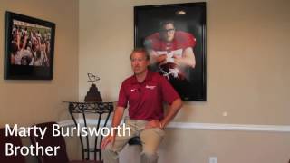 Brandon Burlsworth: First impressions of Brandon in the 1980's-1990's