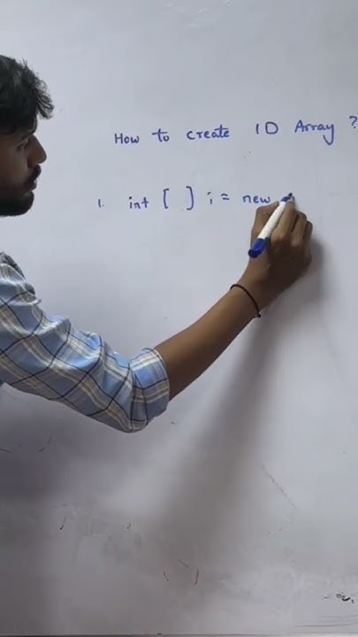 1 dimension array in java | Java arrays | Java programming - YouTube