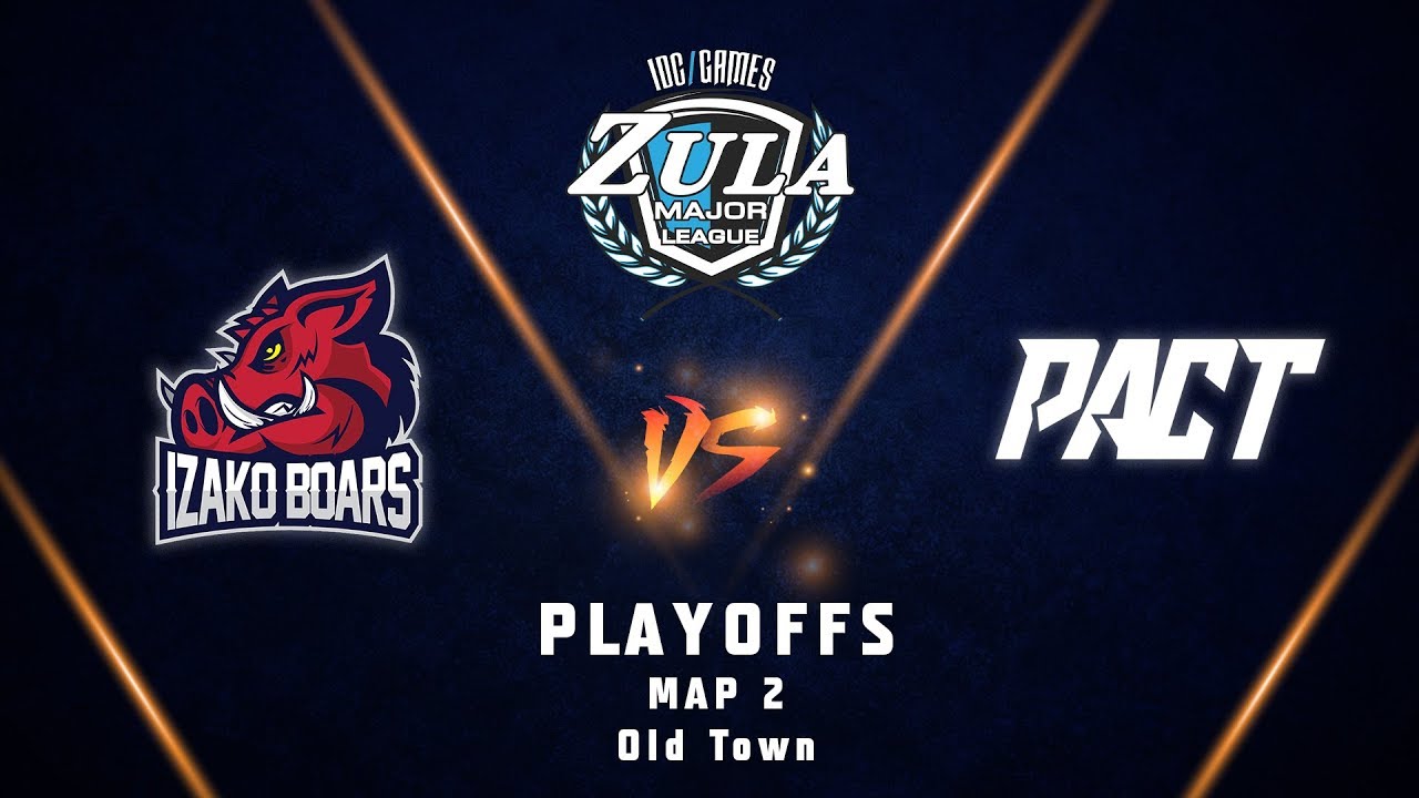 IZAKO BOARS vs ACTINA PACT | Map 2 | Zula Europe ESL Major League | PLAYOFFS - Bo3