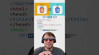 Difference between HTML and CSS #programming #html #frontend #developer