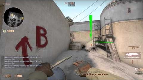 CS:GO - Dust2 B flashes, Window flash