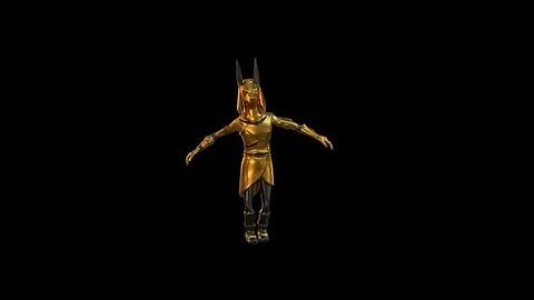 Ancient Egypt God Anubis Dance VJ Loop 2 | Motion Graphics - Videohive template
