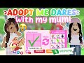 doing EXTREME Adopt Me DARES with my MUM! 😭💞 (FUNNY MOMENTS) 