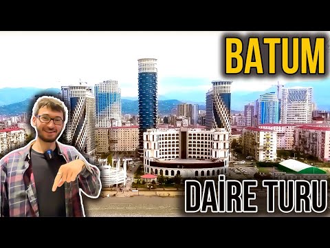 Batum'da Kiraladığım 17. Kattaki Manzaralı Daireyi Geziyorum | Gürcistan