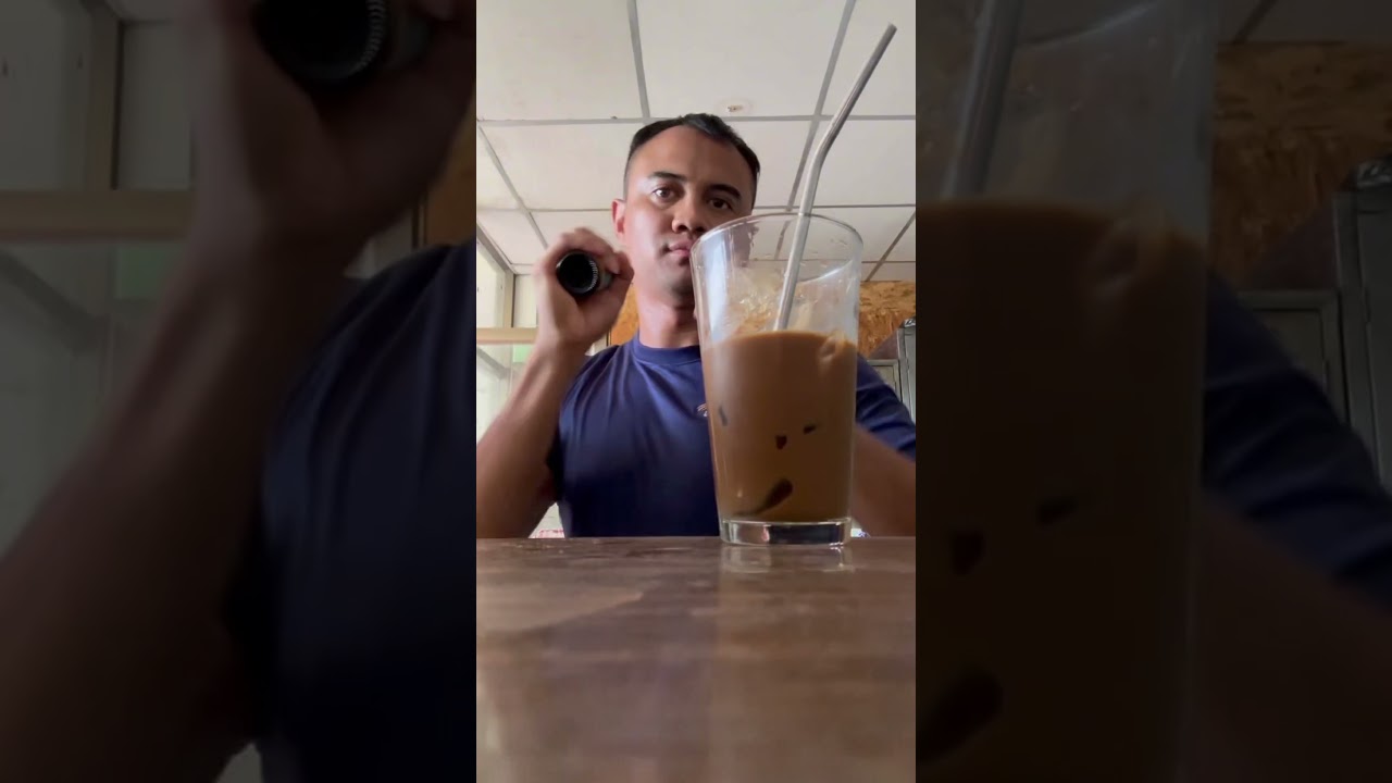 Coffee peptien #บาร์เทนเดอร์แต่ง #coffee #drink #feedshorts #icedcoffee #viral