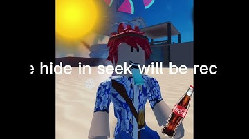 Hide in seek will start today!🌟(canceled)