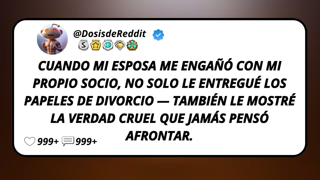 Cuando Mi Esposa Me Engañó con Mi Propio Socio, No Solo Le Entregué los Papeles de Divorcio...