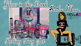 Glow in the dark Sailor Moon Rolling Tray Set