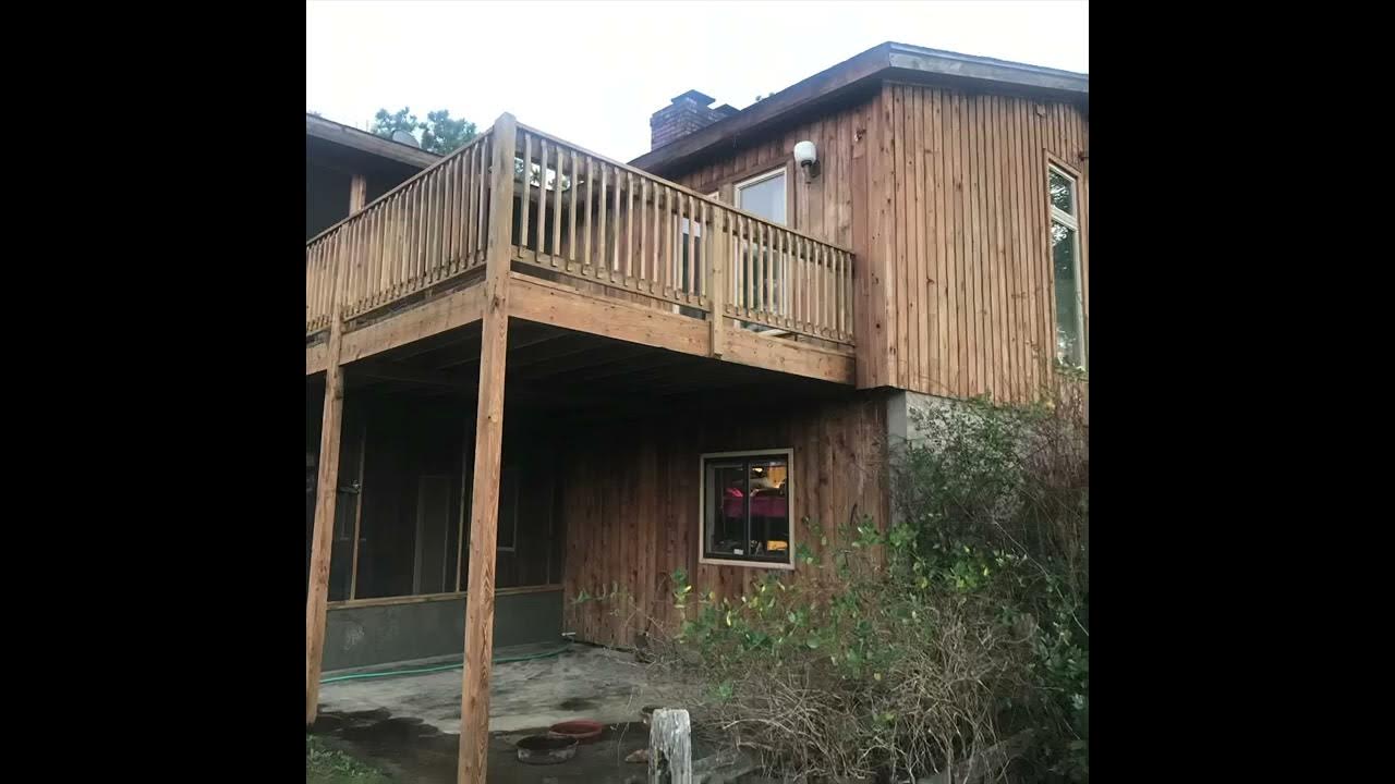 Painting an old Cedar Home 5 Different Colors with full Pressure Wash