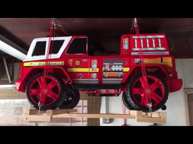 power wheels garage storage