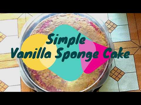 Simple Vanilla Sponge Cake Recipe????
