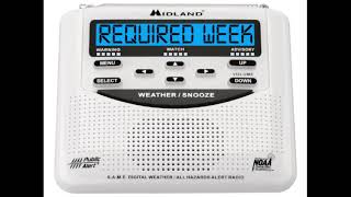 Weather Radio/EAS Mock: NWS Albany: Required Weekly Test