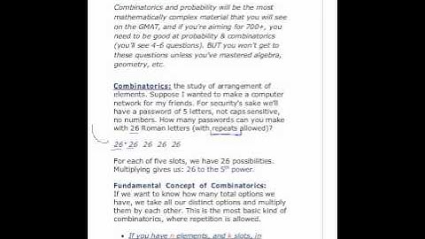 GMAT Math: Probability Combinatorics - GMAT Prep West Palm Beach Online Class - Manhattan Elite Prep