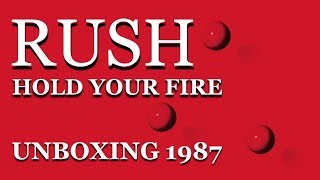 Rush - Hold Your Fire Tour - A 33 Year Old Unboxing Video