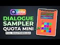 Quota Mini Walkthrough: The Dialogue Sampler for Producers (Highlight Text → Export Clips)