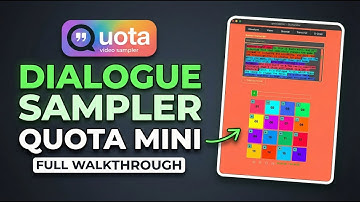 Quota Mini Walkthrough: The Dialogue Sampler for Producers (Highlight Text → Export Clips)