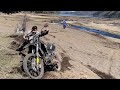 RUTA OFF ROAD A LAGUNA EL BARCO EN MOTO (cordillera de los andes Chile) /Dorhunt