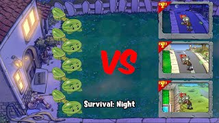 Best strategy Plants vs Zombies | Through 5 Survival Using Melon-pult screenshot 5