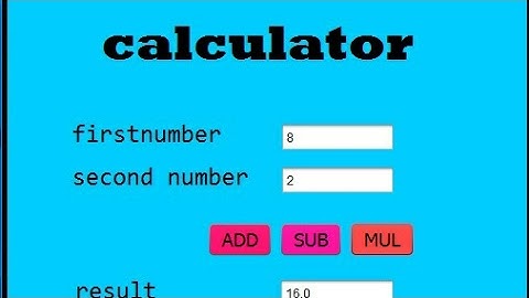Calculator using java NetBeans IDE