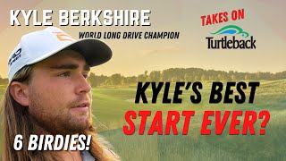 18 HOLES AT TURTLEBACK GOLF CLUB | 260 Yard 6-Iron! | INSANE Recovery Shot | Birdie Barrage!!