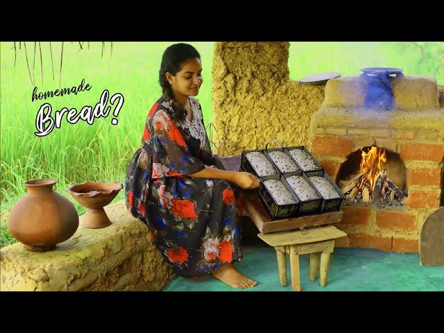 Nutritious Golden multigrain bread with traditional curries for "Salpila" | village foods