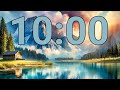 10 Minute Stillness Timer 🌊 | Calm Minimal Focus Countdown | 10 Minutes Calm Tracks Countdown