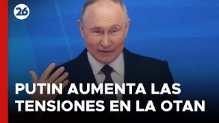 🚨 Nueva amenaza de Rusia: Putin aumenta las tensiones en la OTAN