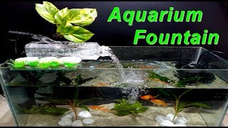 How to make Aquarium Fountain used a Plastic Bottle very easy / DIY