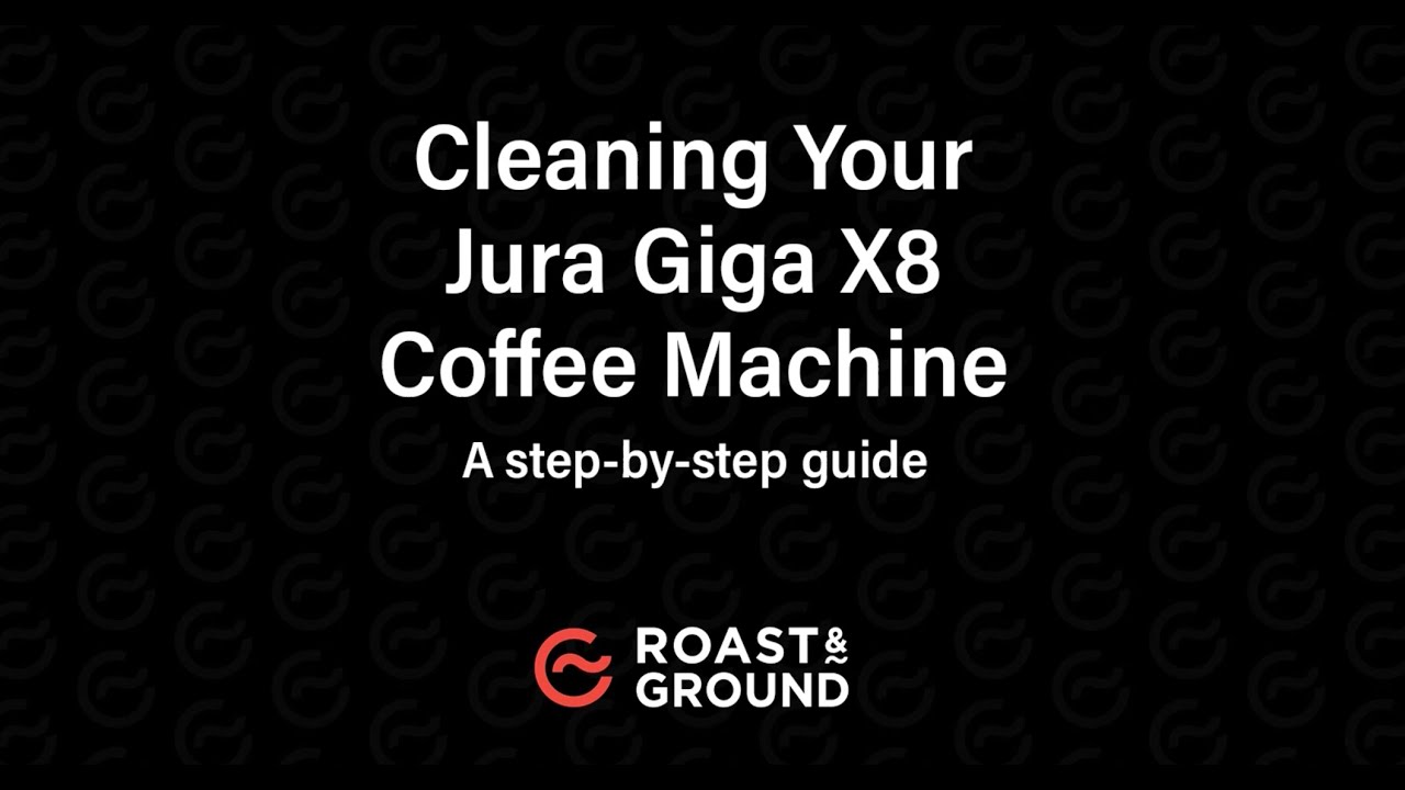 Cleaning the Jura Giga X8 Coffee Machine